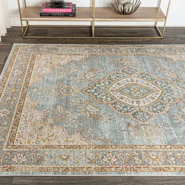 Khilana Floral Medallion Area Rug